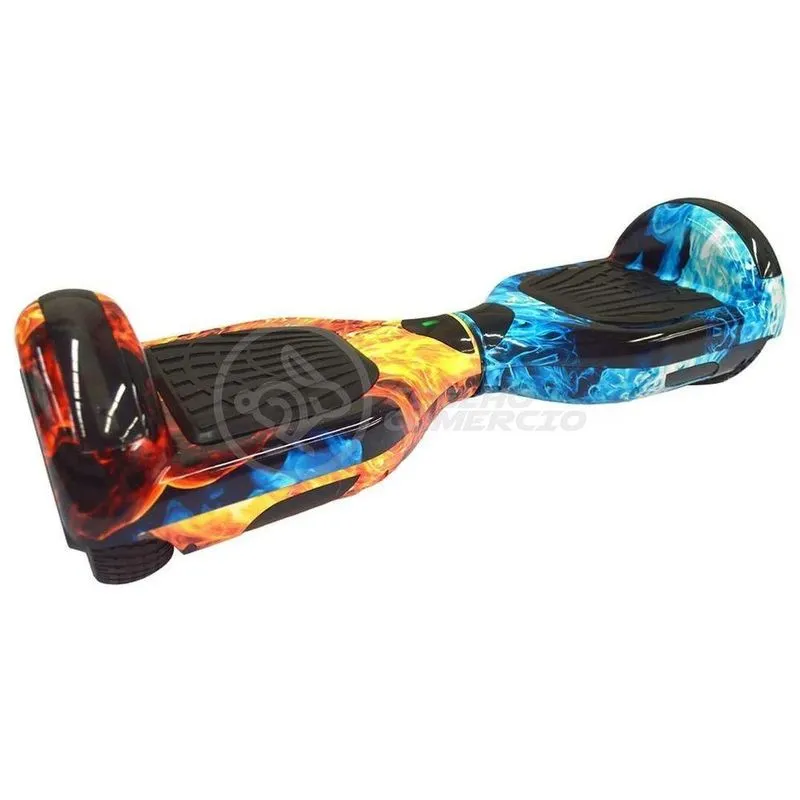 Hoverboard Overboard Fogo Gelo Skate Elétrico Ice Fire N22
