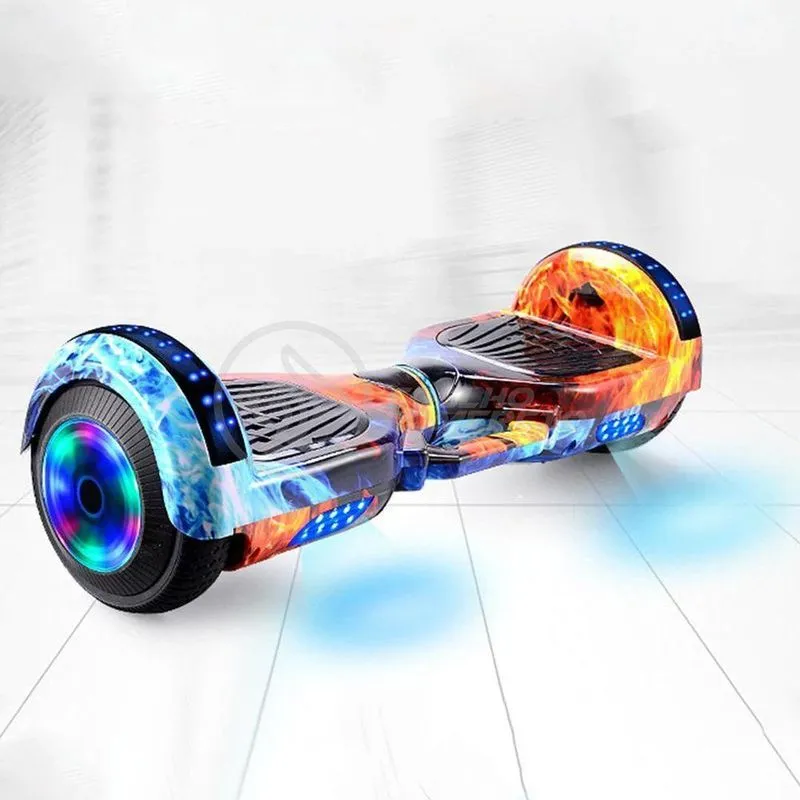 Hoverboard Overboard Fogo Gelo Skate Elétrico Ice Fire N27