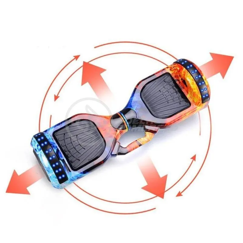 Hoverboard Overboard Fogo Gelo Skate Elétrico Ice Fire N32