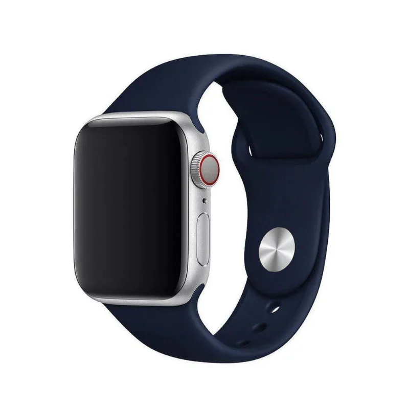 Pulseira Azul Cobalto Para Apple Watch, Iwo, W26 - Sm 42Mm