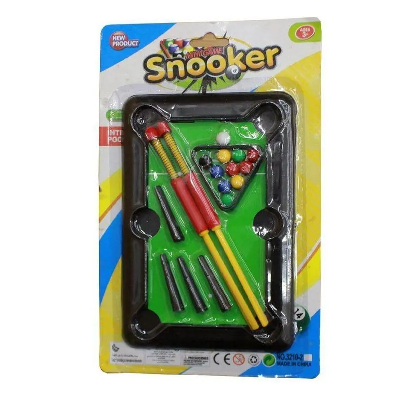 Brinquedo Mini Sinuca Com Acessórios - Snooker