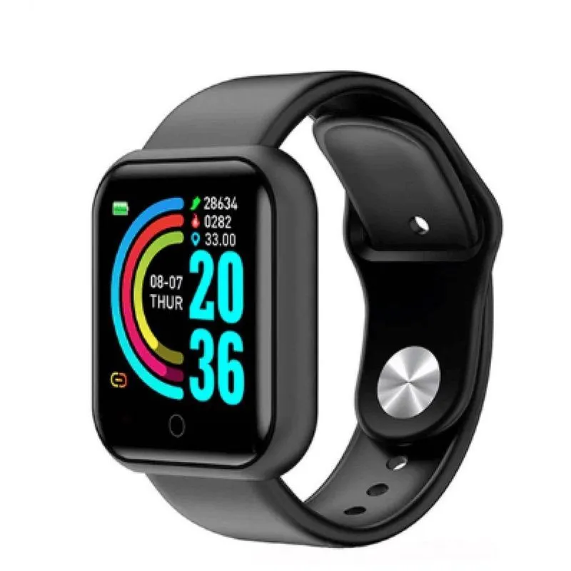 Relógio Inteligente Smartwatch D20 Bluetooth Preto