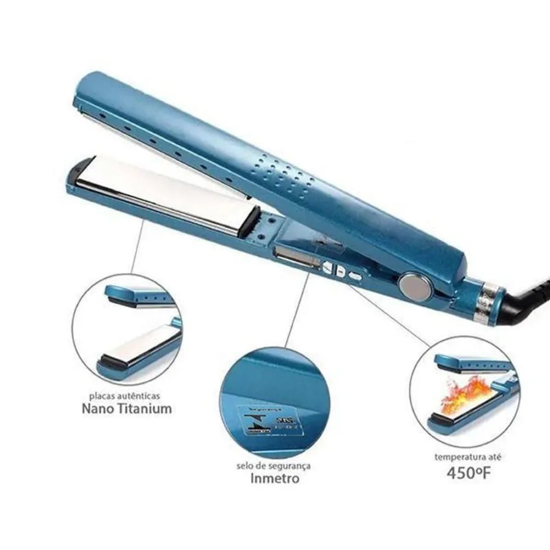 Prancha Chapinha Profissional Titânio Nº47 Bivolt