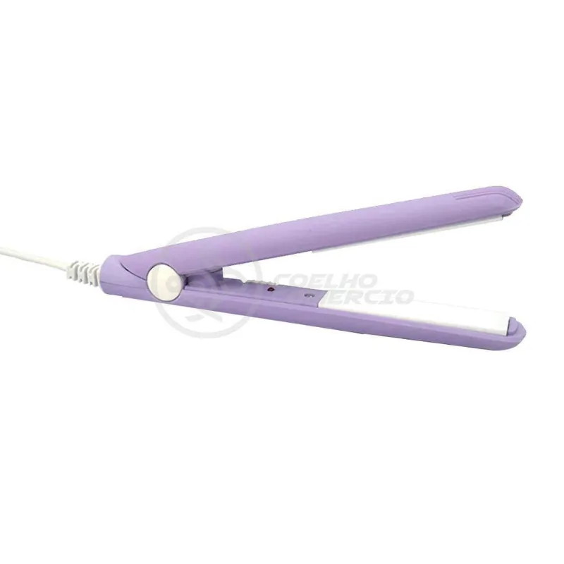 Mini Chapinha Prancha 17Cm Bivolt 110|220V Profissional Roxo Bivolt
