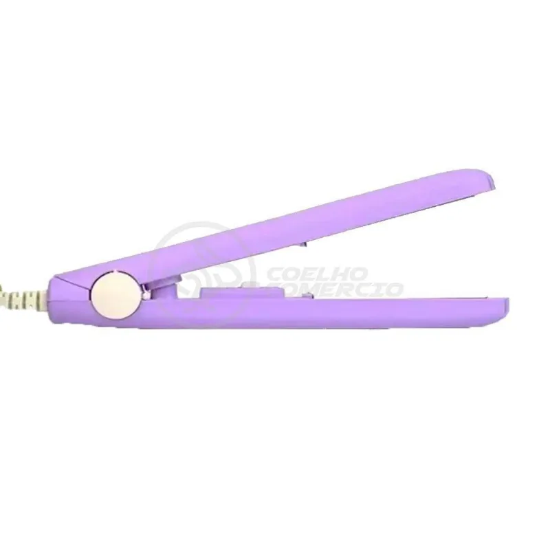 Mini Chapinha Prancha 17Cm Bivolt 110|220V Profissional Roxo Bivolt