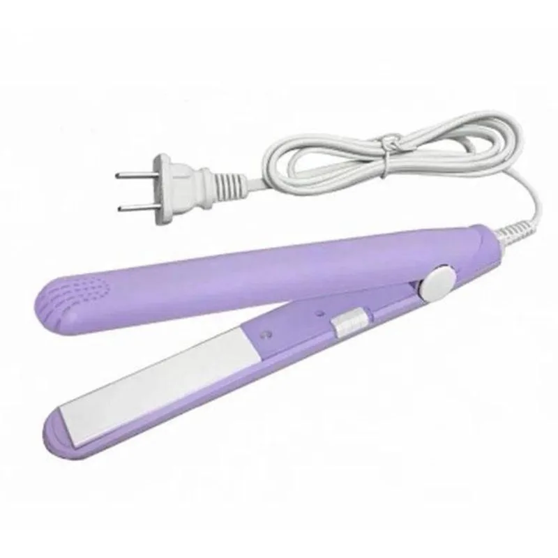 Mini Chapinha Prancha Portátil Cabelo 17Cm Bivolt 110V220V Bivolt