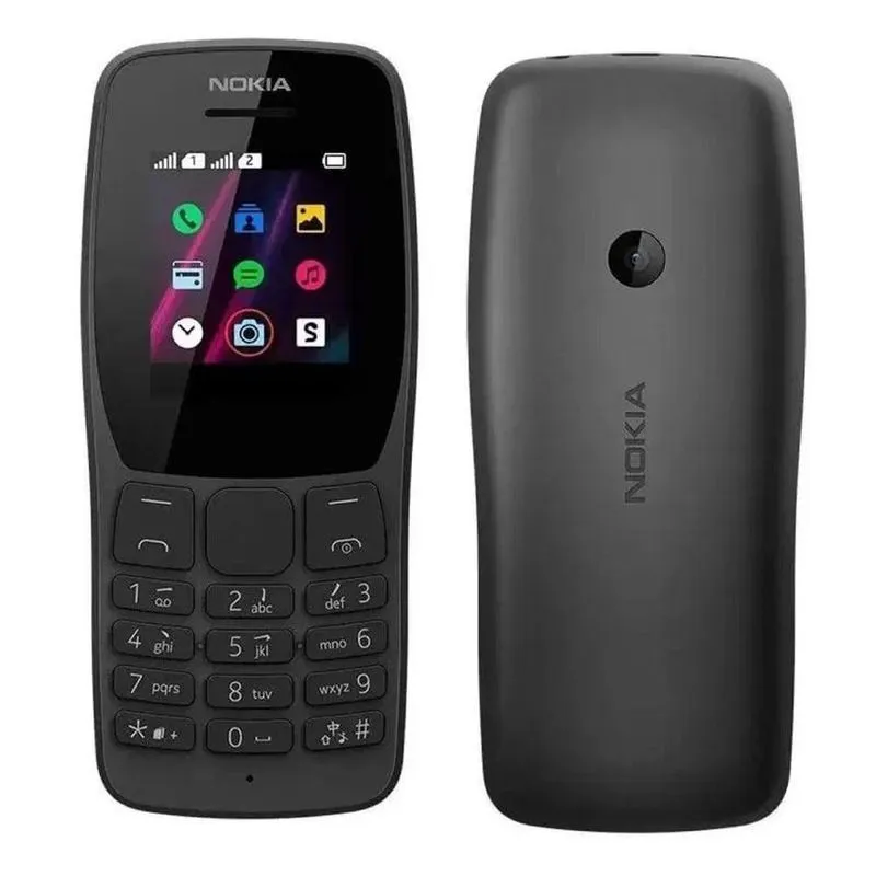 Celular Nokia 110 Dual Chip Rádio Mp3 Bt Câmera Preto