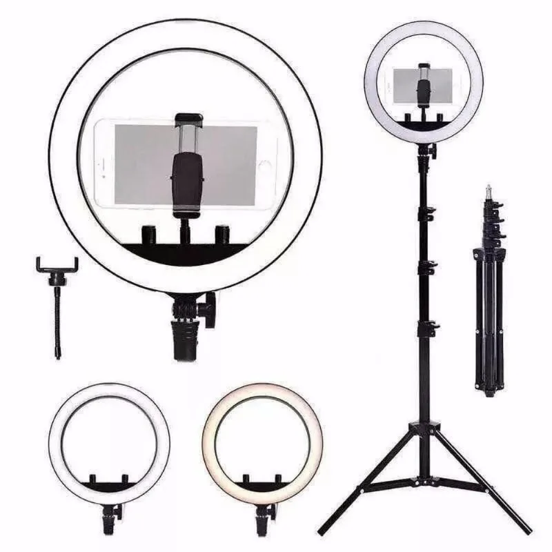 Ring Light Iluminador 26Cm / 10 Polegadas + Tripé 1.75M