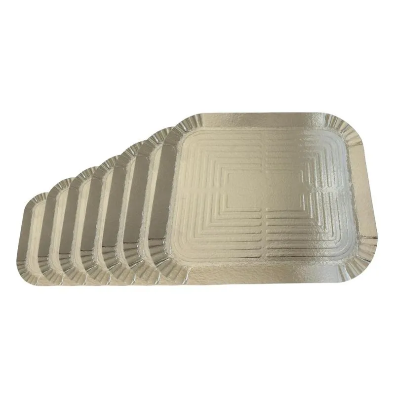 10 Bandejas Laminadas Número 3 23,5x29,5cm Para Bolo Padaria