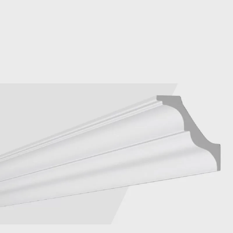 Rodateto em Poliestireno at 95x100mm Metro Linear Nomastyl Gart Branco
