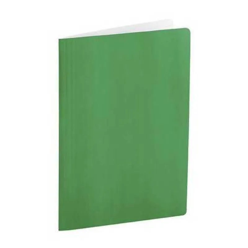 Pasta Cartao C/grampo Plastico Verde Dello