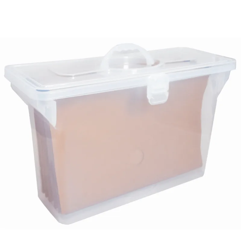 MALETA ORGANIZADORA EMPILHAVEL CRISTAL C/6 PASTAS 0332.H ÚNICA