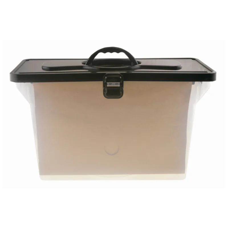 MALETA ORGANIZADORA EMPILHAVEL PRETO C/6 PASTAS 0332.P ÚNICA