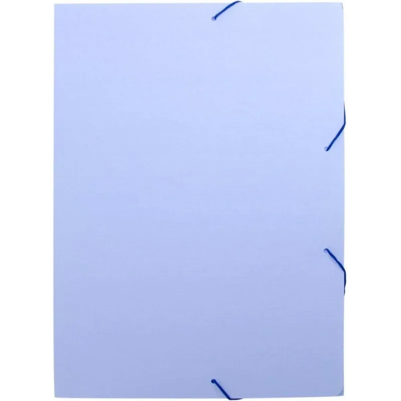 Pasta ABA Elastica Plastica Oficio Serena Azul Pastel