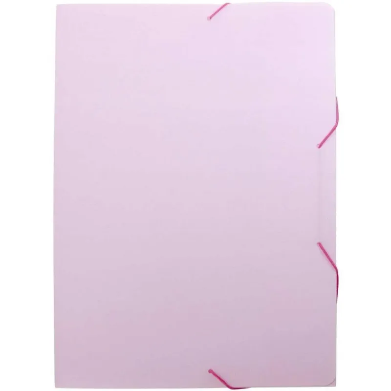Pasta ABA Elastica Plastica Oficio Serena Rosa Pastel