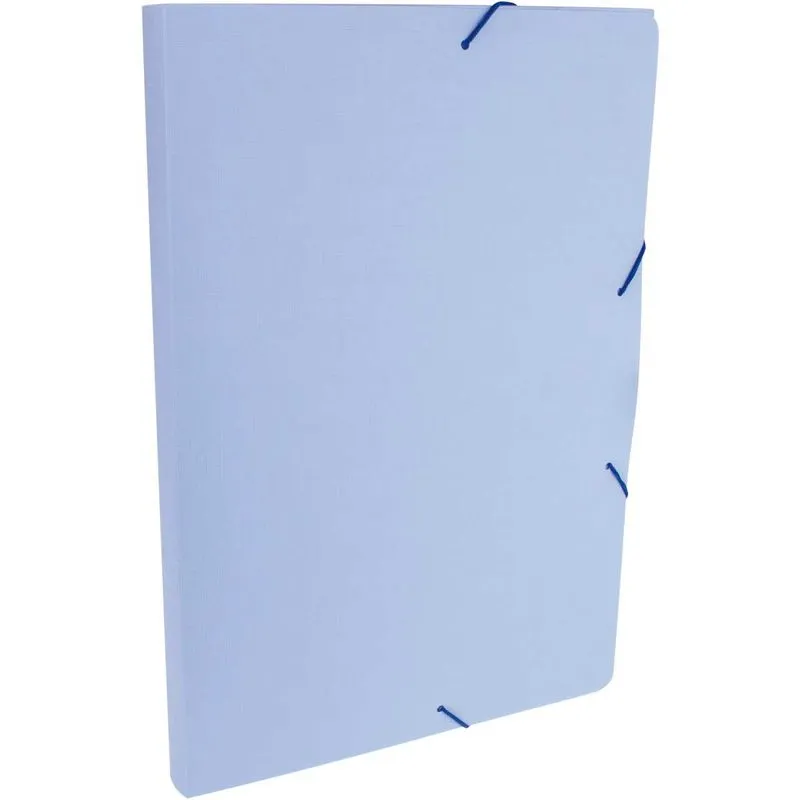 Pasta ABA Elastica Plastica Oficio 20MM Serena AZUL Pastel