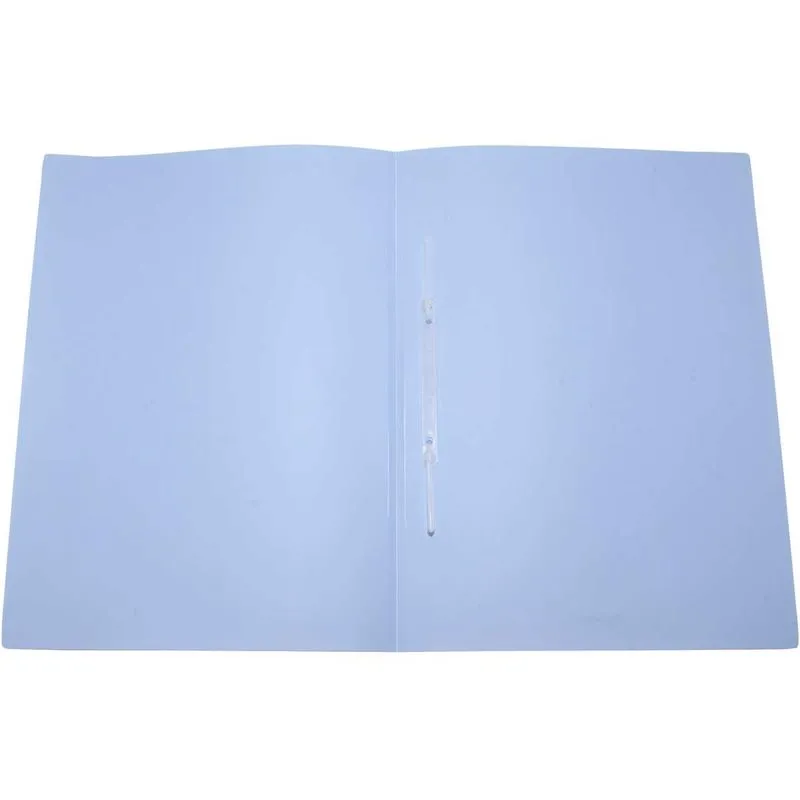 Pasta Grampo Trilho Plastica Oficio Serena AZUL Pastel