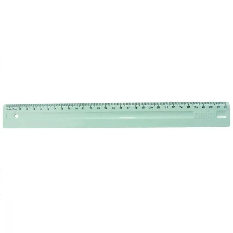 Pacote Com 24 Réguas De Poliestireno Serena 30cm Verde
