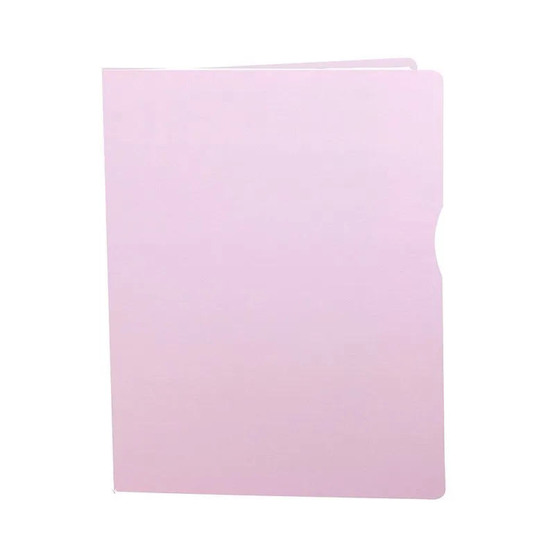 Pasta Catálogo Dello A4 Executive Serena com 30 Envelopes Rosa Pastel 31x24cm