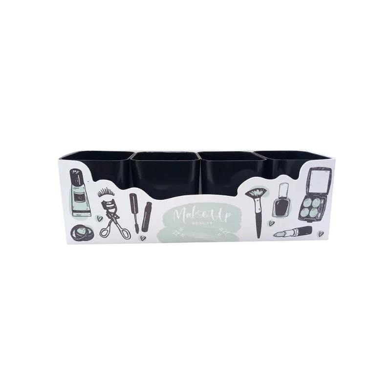 Kit Organizador Dello com 4 Divisórias Preto