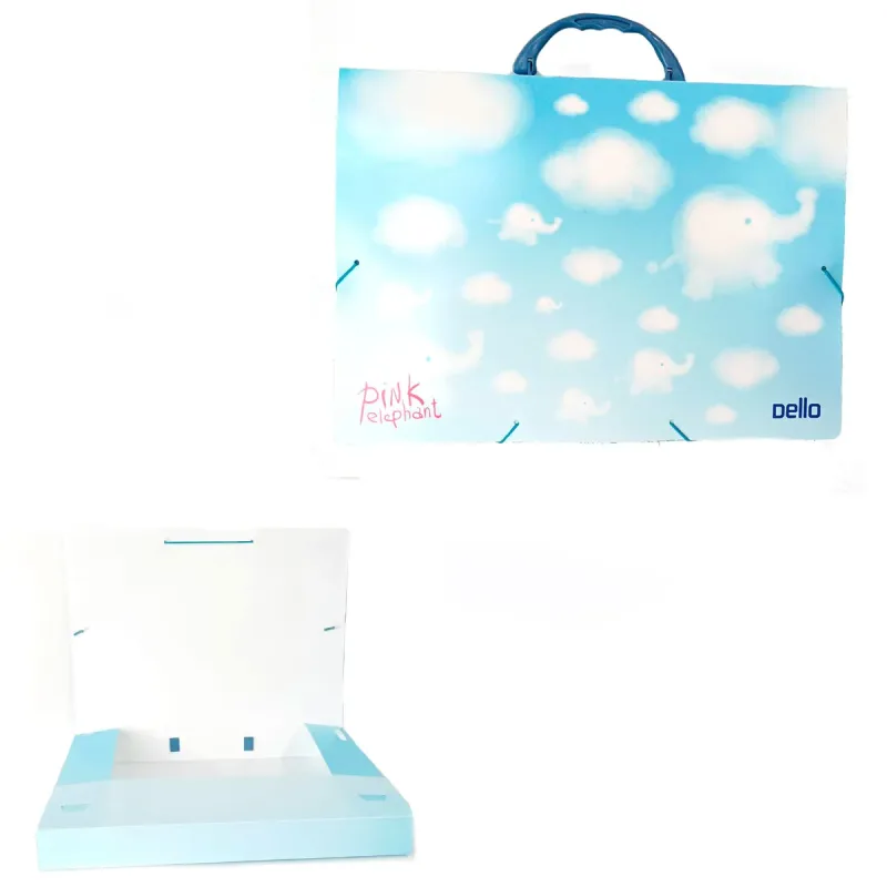 Maleta Oficio Dellos Pink Elephant Nuvem 2162.03.0005