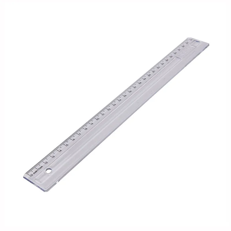 Régua Plástica 30cm cristal 3104. H - Dello