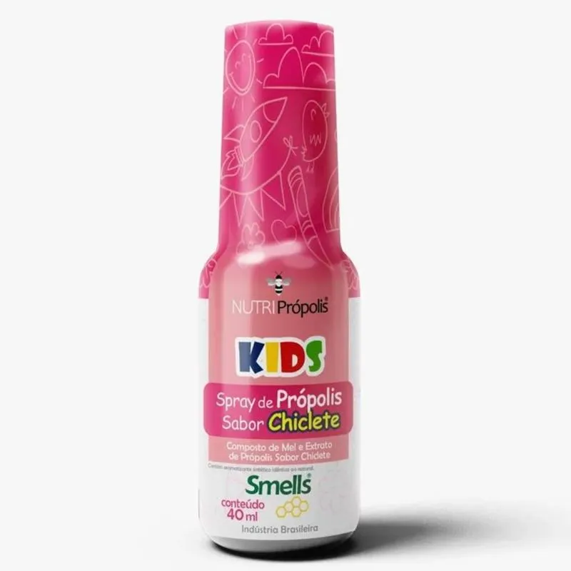 Smells Spray Própolis Kids Sabor Chiclete 40ml