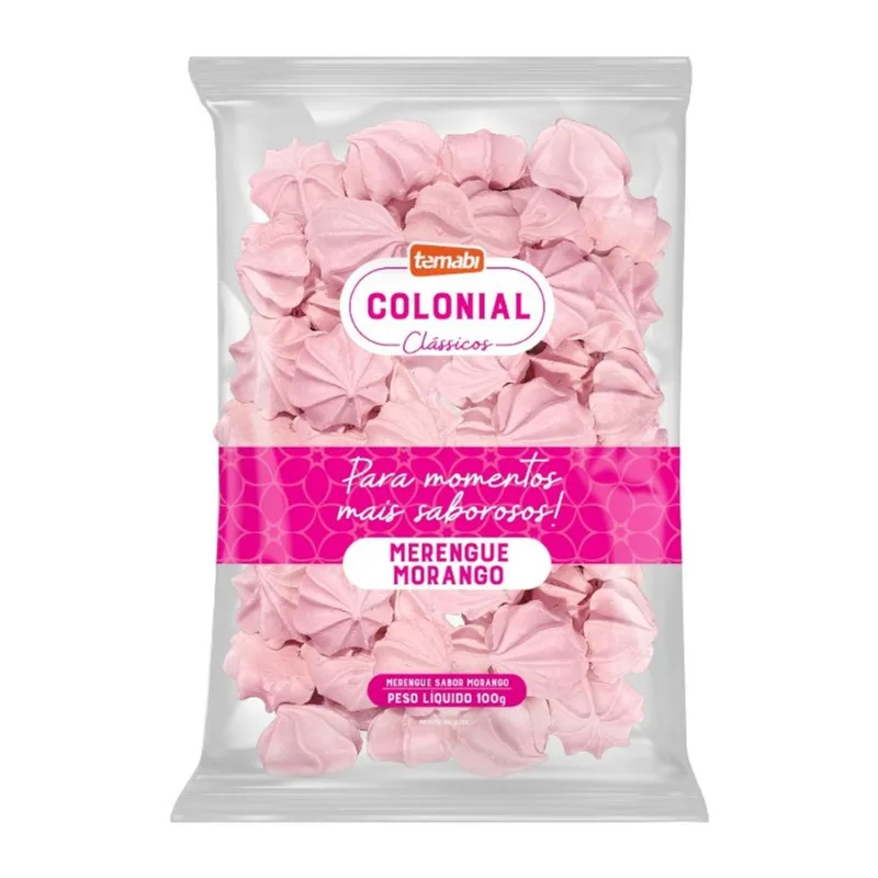 Merengue Temabi Morango 100 g MERENGUE TEMABI 100G MORANGO