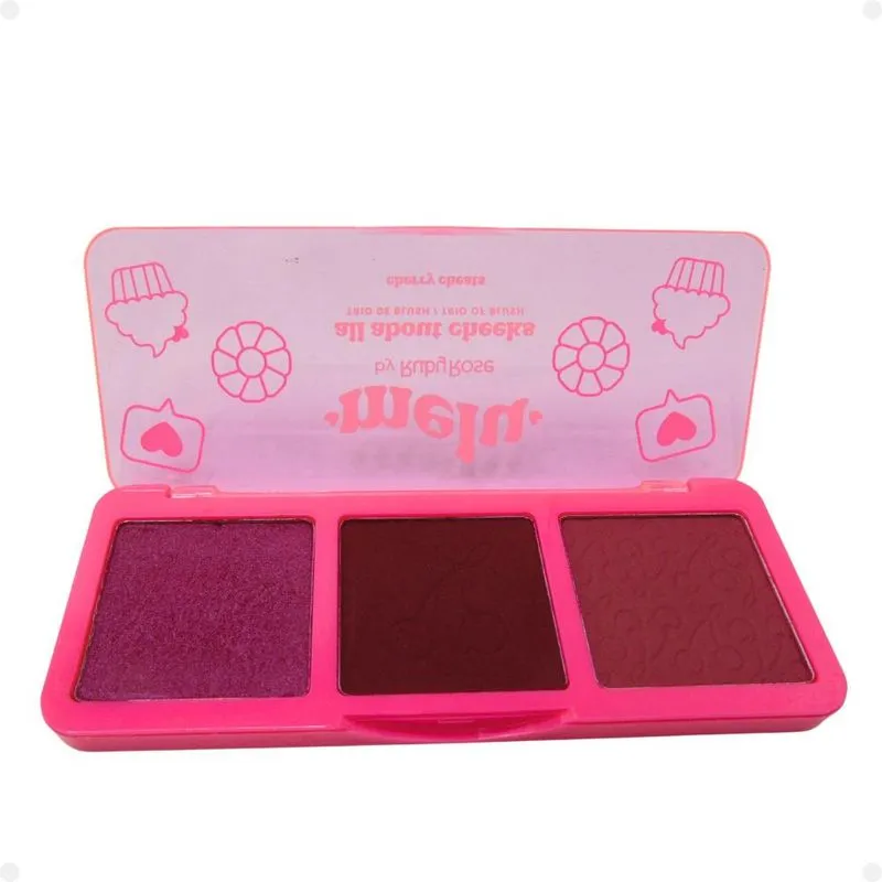 Trio de Blush Melu By Ruby Rose All About Cheeks Cherry Cheats