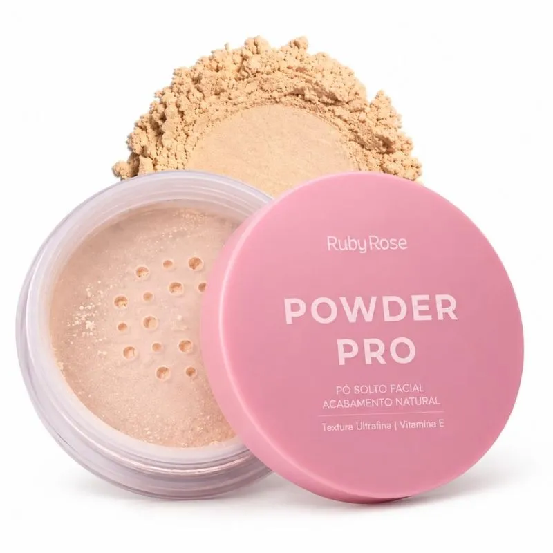Pó Solto Facial Ruby Rose Powder Pro Ps40 Hb-m400-4 10g