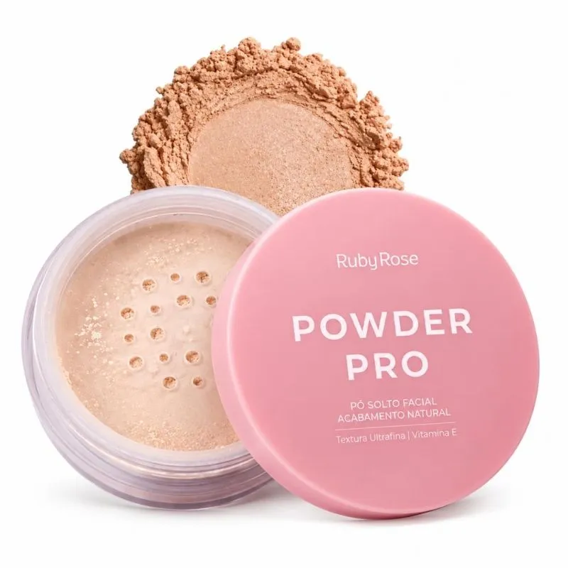 Pó Solto Facial Ruby Rose Powder Pro Ps60 Hb-m400-6 10g