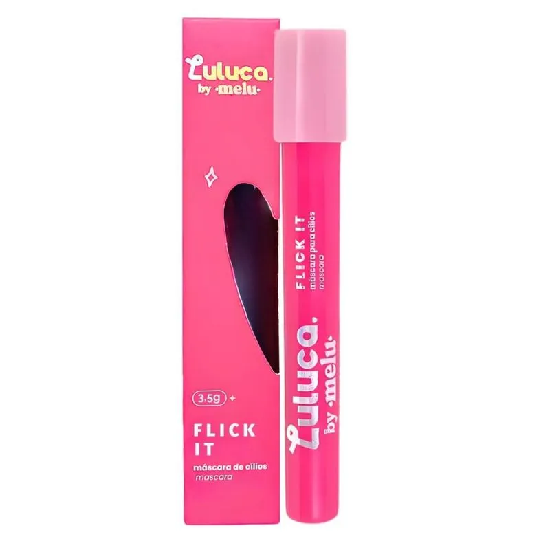 Máscara para Cílios Luluca By Melu Flick It Blink Pink Rr-E2003-1