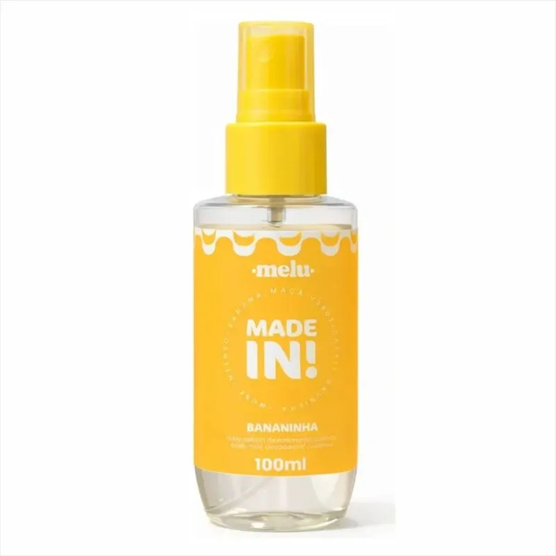 Melu Body Splash Des. Colônia Bananinha Made In 100ml