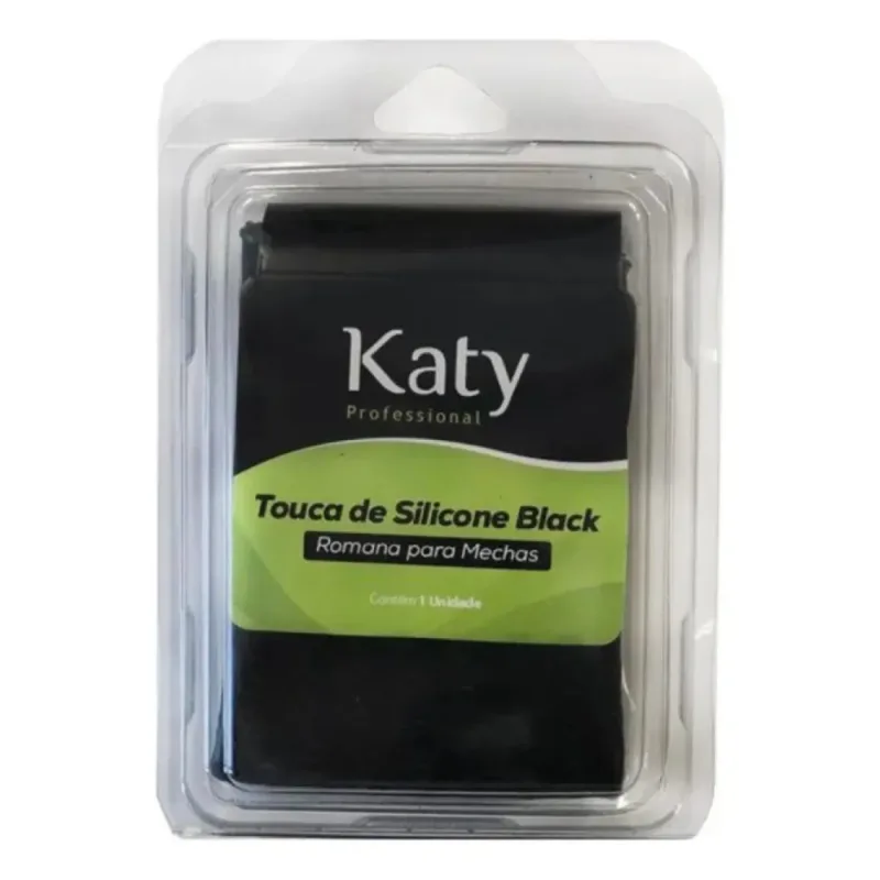 Touca Romana Para Mechas De Silicone Black Katy Profissional