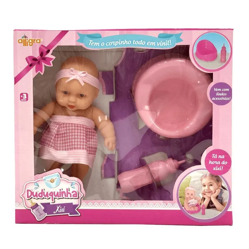 Boneca Duduquinha Xixi - Alligra