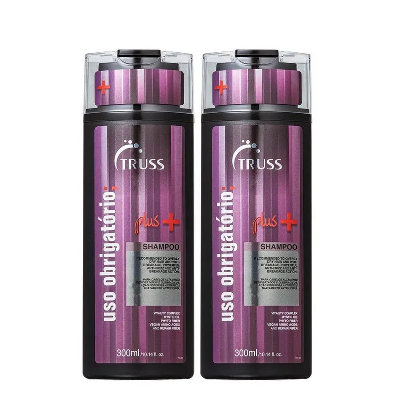 Truss Uso Obrigatório Plus+ Kit Shampoo 2x300ml