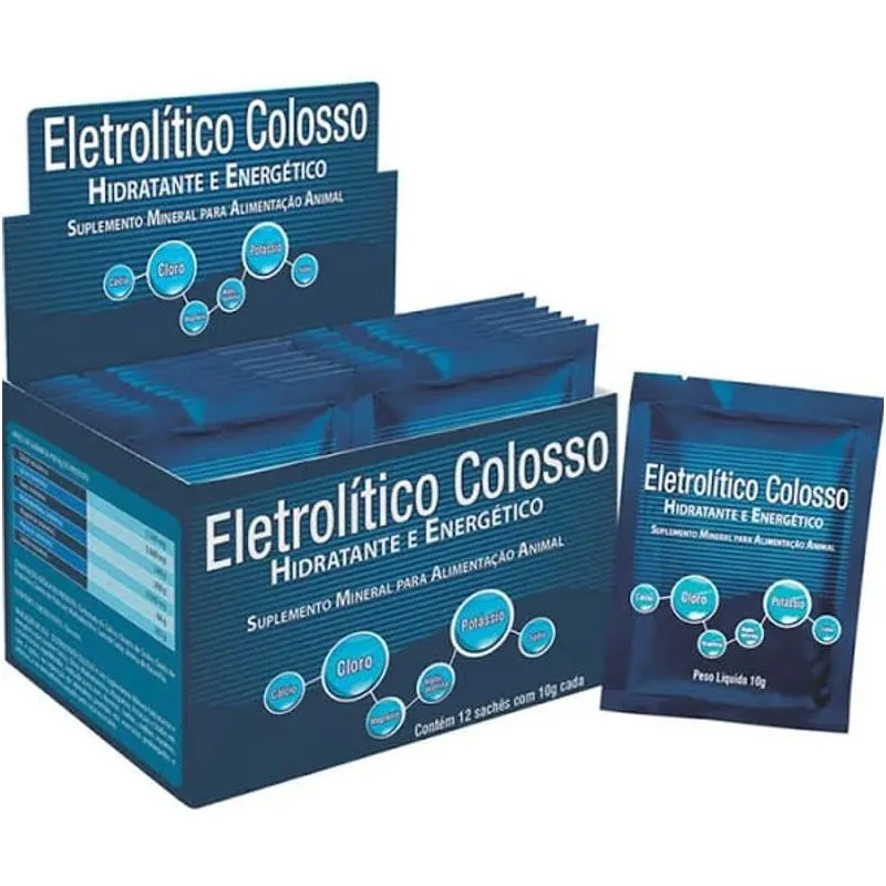 Eletrolítico Colosso Suplemento Mineral 10g