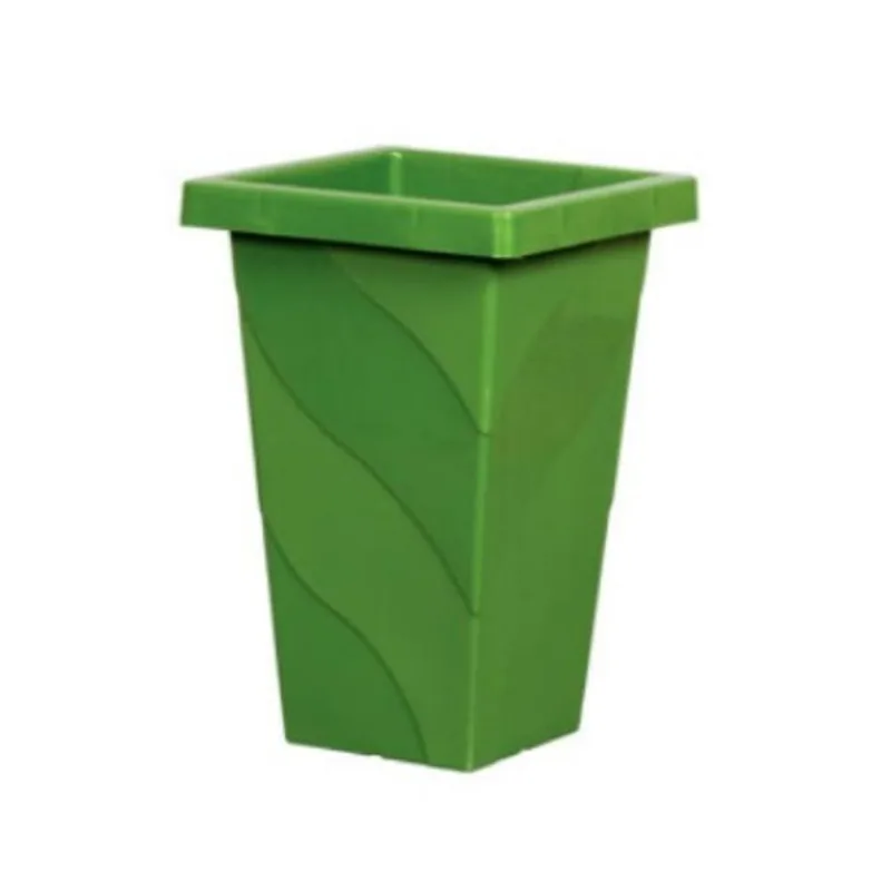 VASO QUADRADO COLUNA PEQUENO VERDE- 13 L
