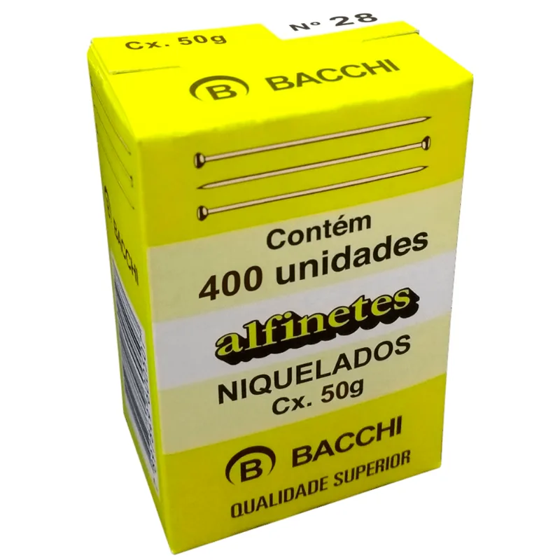ALFINETE CABECA 50GRS REF.28 NIQUELADO ÚNICA