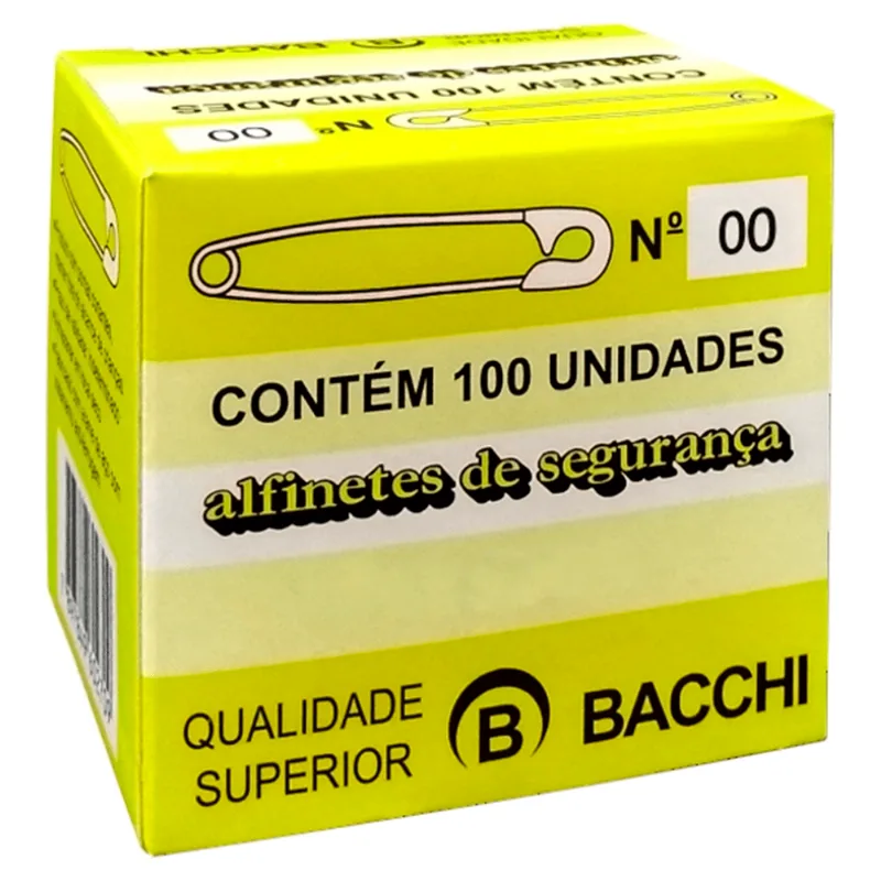 ALFINETE SEGURANCA N.00 NIQUELADO NIQUELADO