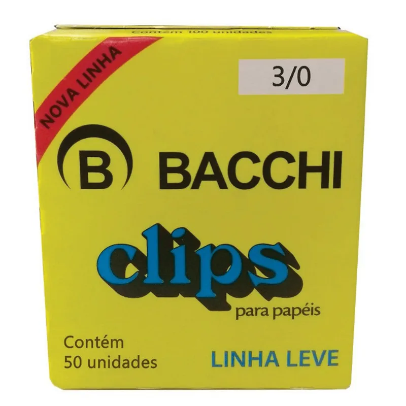 CLIPS GALVANIZADO 3/0 LINHA LEVE R.009074 ÚNICA