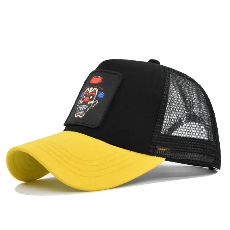 Bonés De Poliéster Com Animais Bordados Para Homens E Mulheres Preto Amarelo