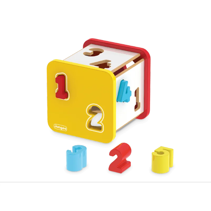 Cubo Didático Números Madeira - Junges