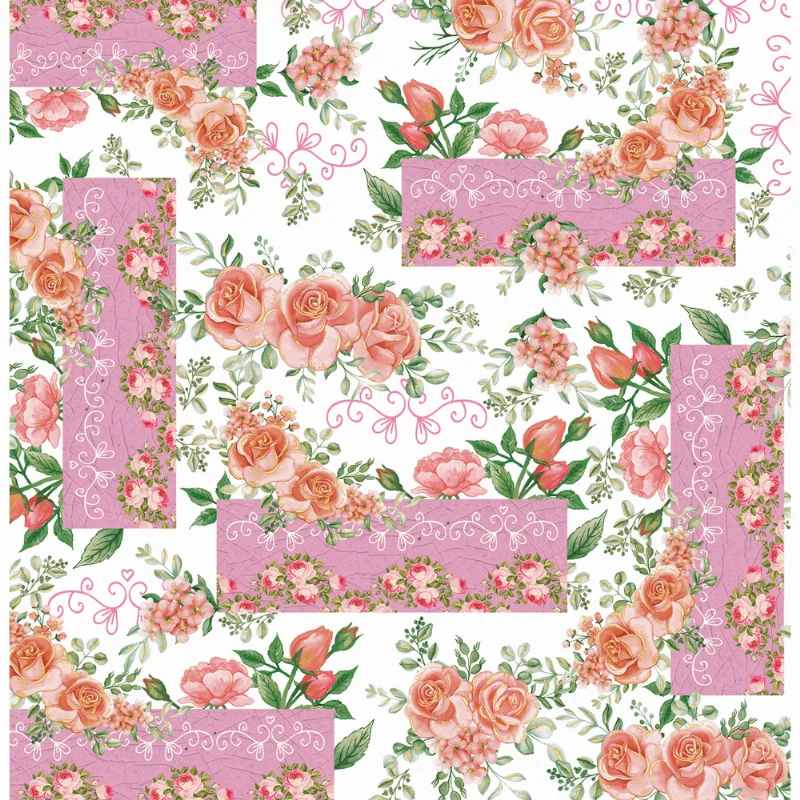 SACO P/PRESENTE 20X30 ROSEIRAS ÚNICA
