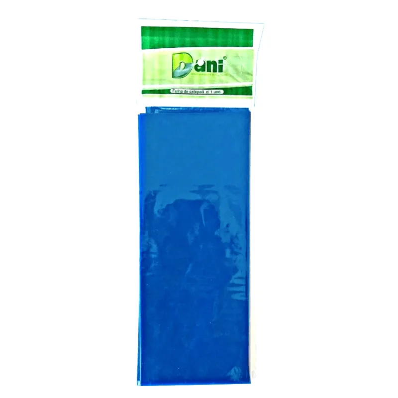 PAPEL POLYCOR 80X100 TRANSP AZUL CLARO 6