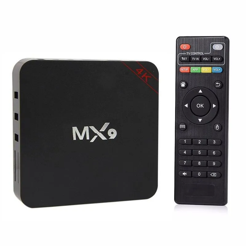 Conversor Smart TV MX-9 Android 9.0 - 3Gb RAM e 32Gb de Armazenamento