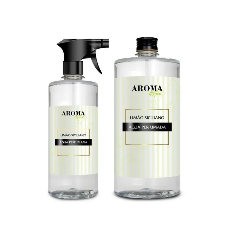 Agua Perfumada Roupas Tecidos Lençol Limão Siciliano 1,5 Lt