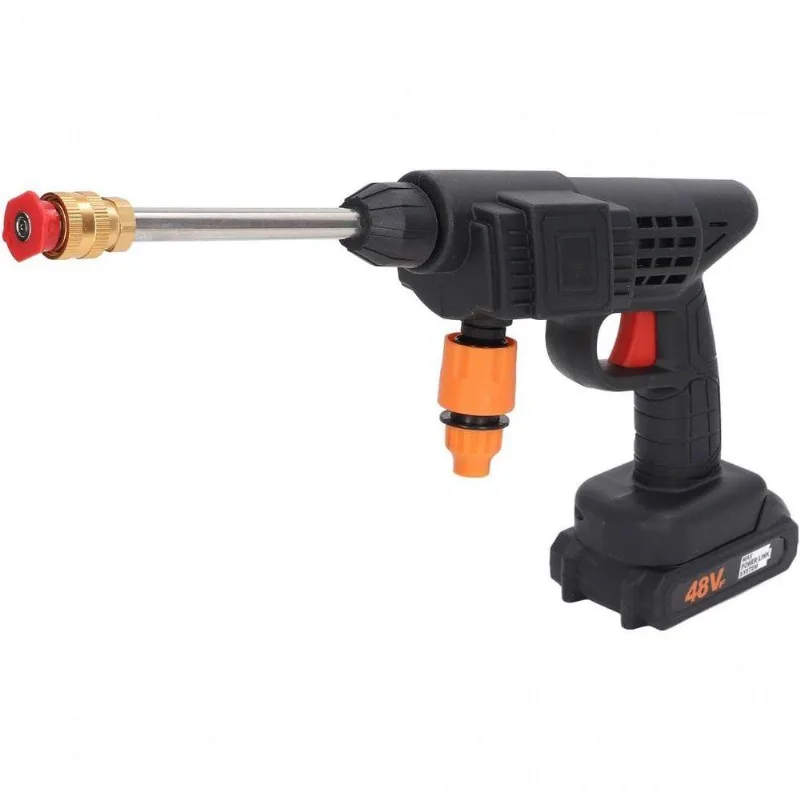 Lavadora De Alta Pressão Sem Fio 32bar 400w Portátil C- Mangueira 5m P- Carros E Limpeza Rápida