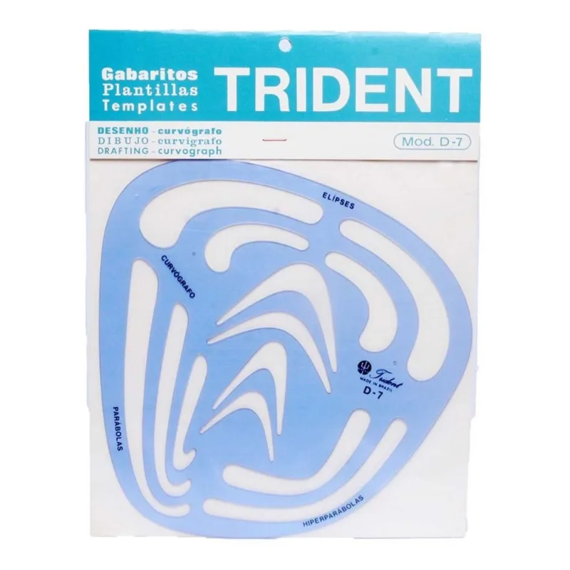 Gabarito D-7 Desenho - Trident