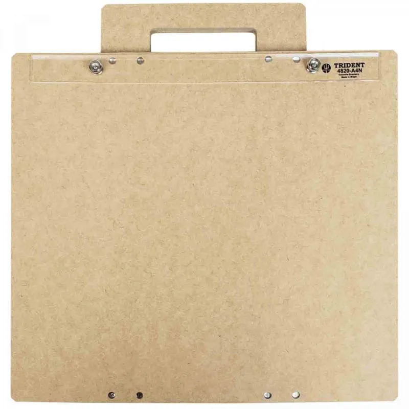 Prancheta Portatil Articulada Trident A4 Mdf